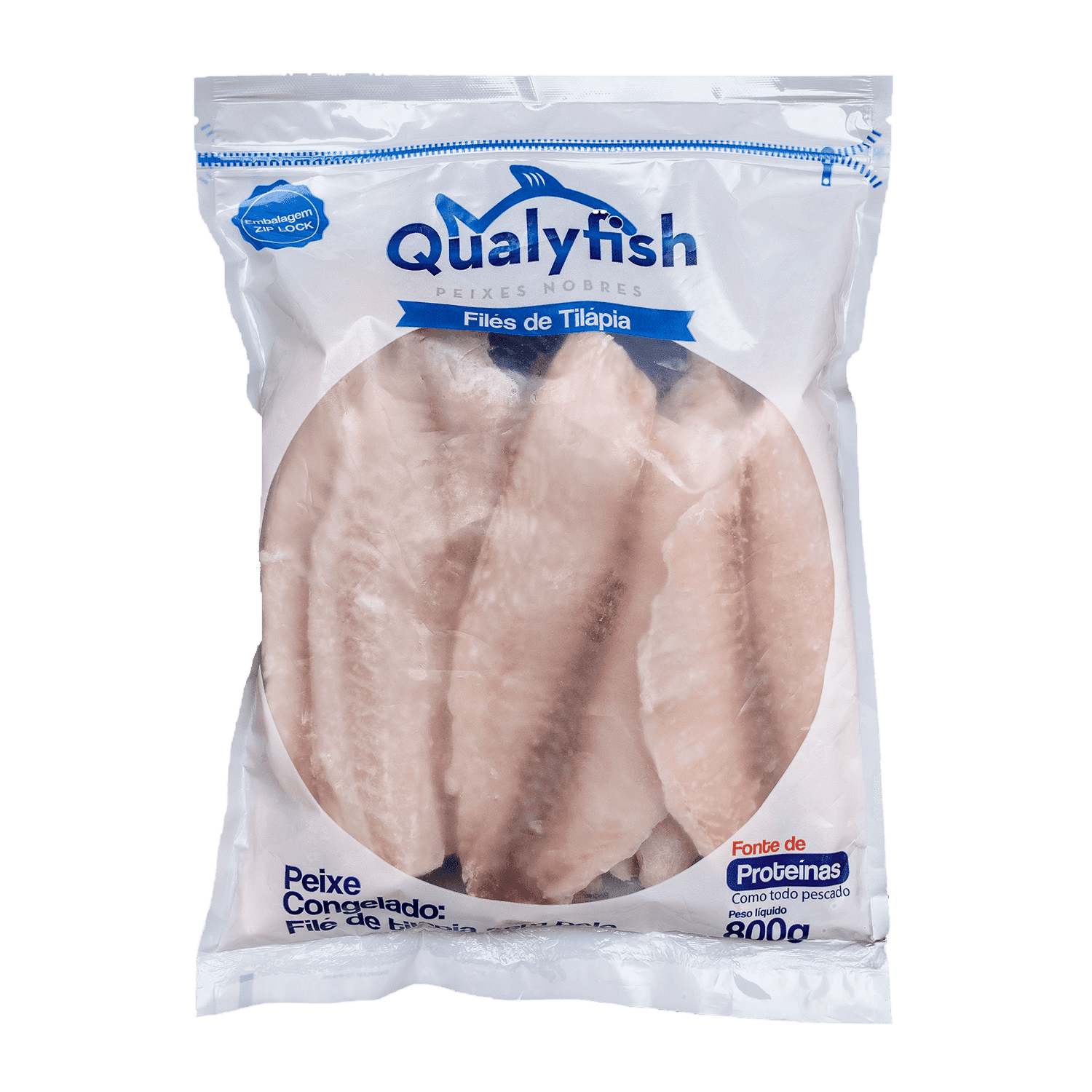 Filé de tilápia Qualyfish 800g